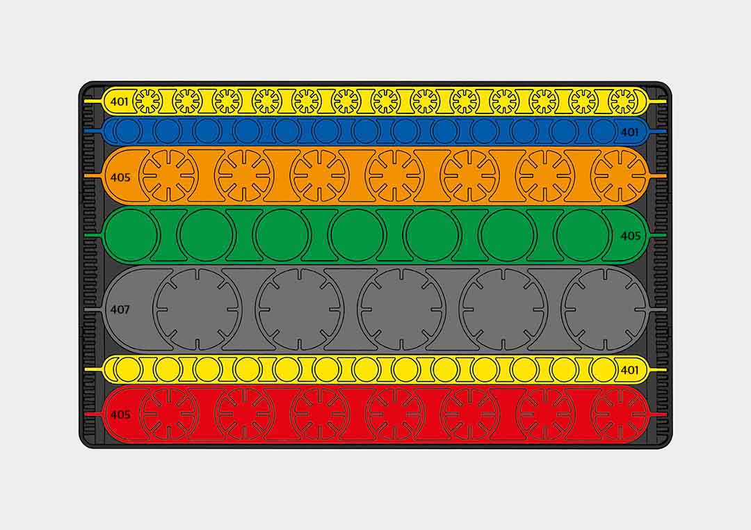 工具托盘：完美的分类存储包装，模块化设计可任意组合及优化